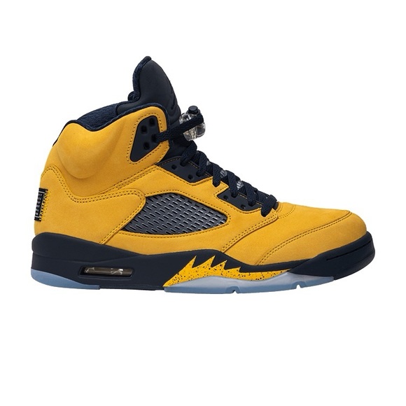 Air Jordan Retro 5 SE Michigan. Style CQ9541-704 - Picture 3 of 8